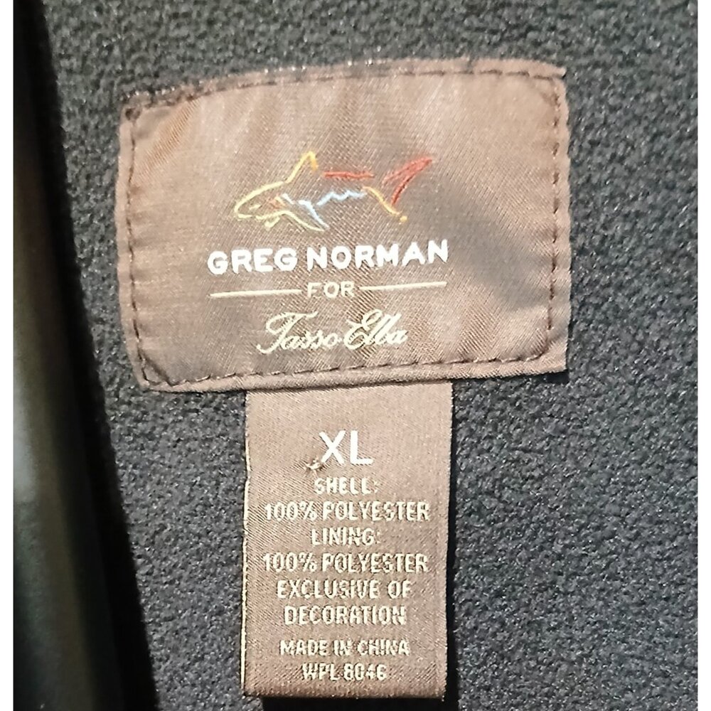 Greg Norman Golf Vest Lightweight XL Navy & Black Full-Zip - Picture 6 of 7